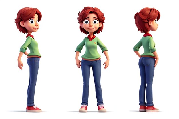 Photo animation character