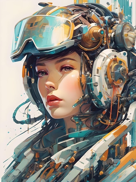 Anime Ascension 3D Realism in Futuristic Girl Art