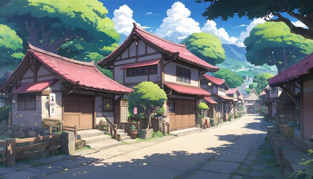 アニメの背景