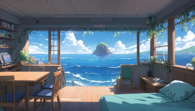 アニメの背景