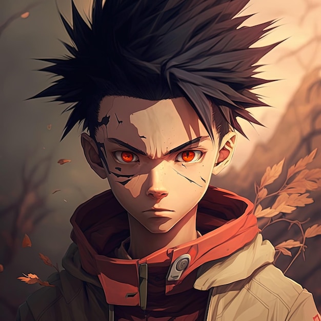 AI Art Generator: Anime boy profile picture