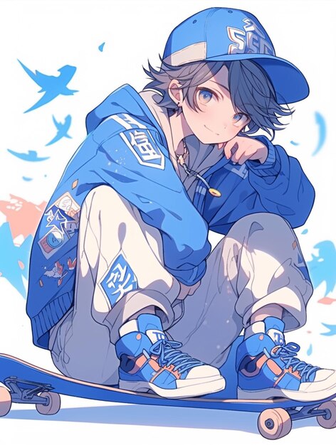 Skater Manga Anime Boy