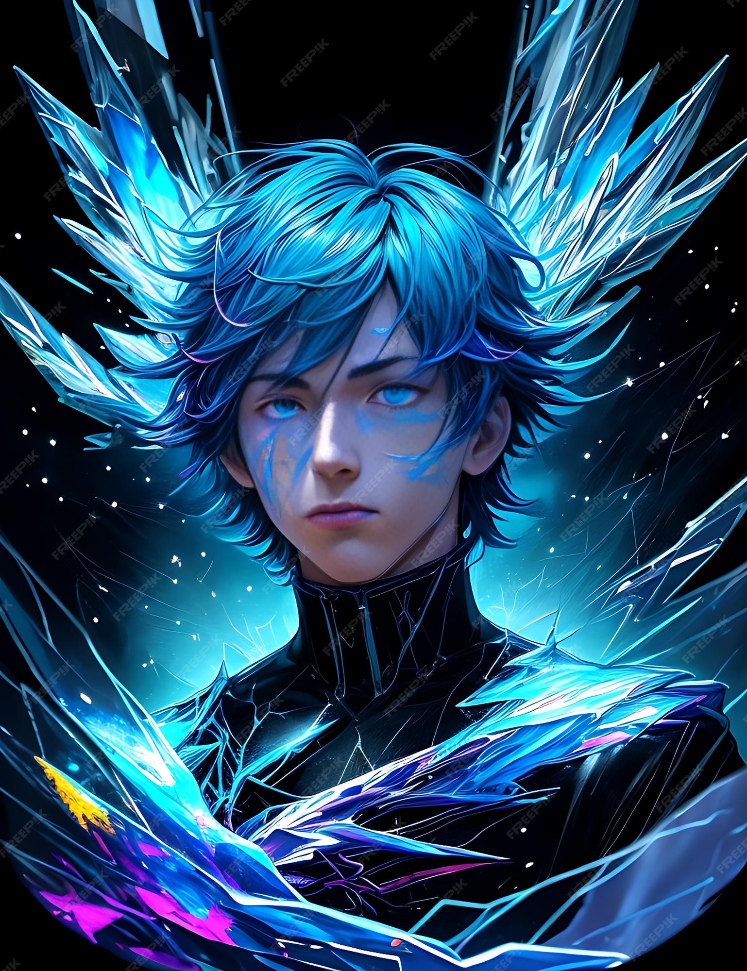 Premium AI Image | anime boy wallpaper background