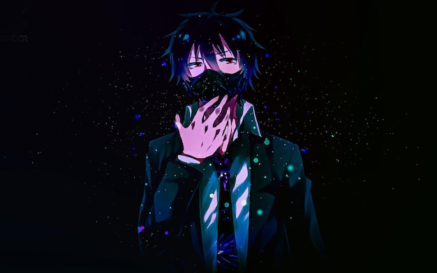 Anime Boy With Hoodie Anime Boy With Mask HD phone wallpaper  Pxfuel