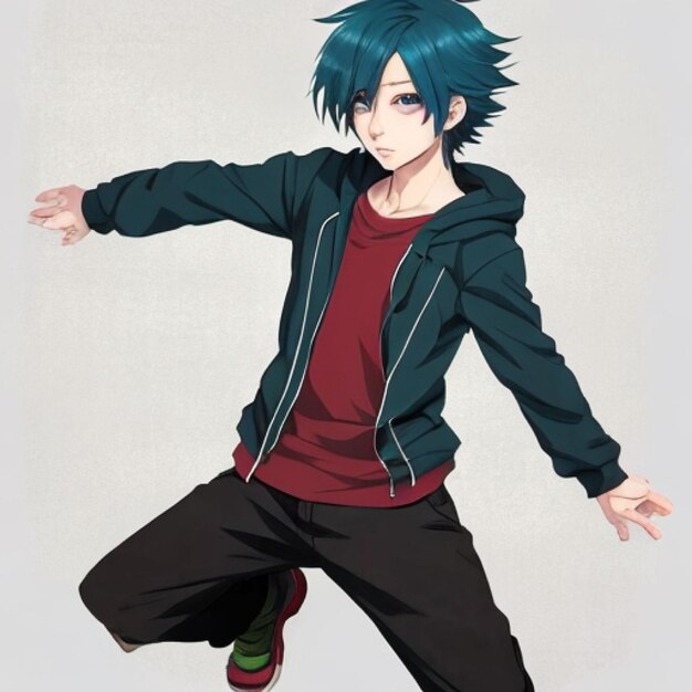 Anime Boy Blue Hair GIF  Anime Boy Blue Hair Sleeping  Discover  Share  GIFs