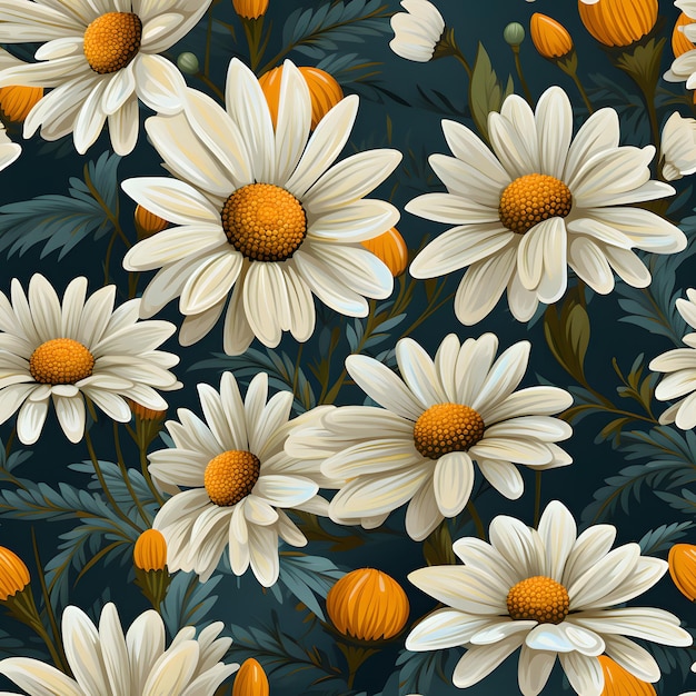 사진 애니메이션 카모밀 꽃 패턴