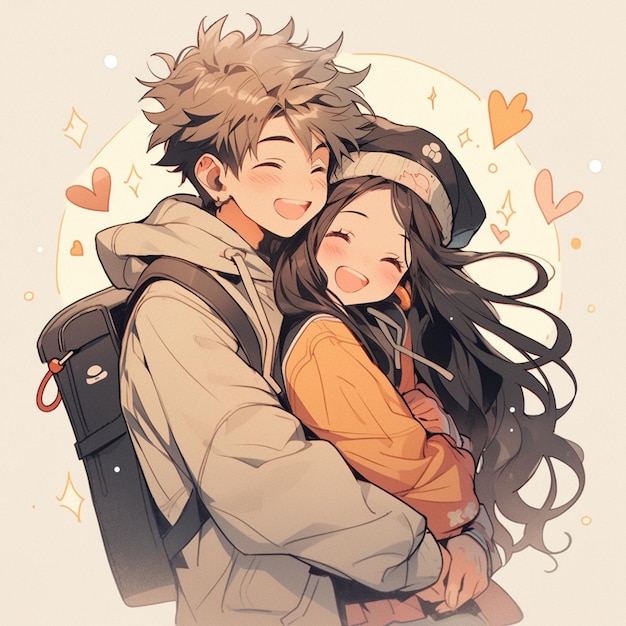 Chibi Anime Drawing Manga, Cute Couple Cartoon Hugging, love, purple,  fictional Character png | PNGWing