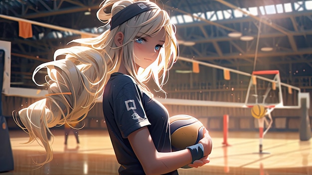 Volleyball Player Anime Posters for Sale