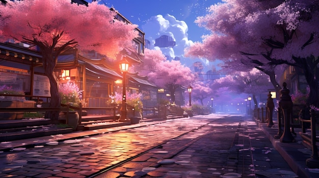 Photo anime game background