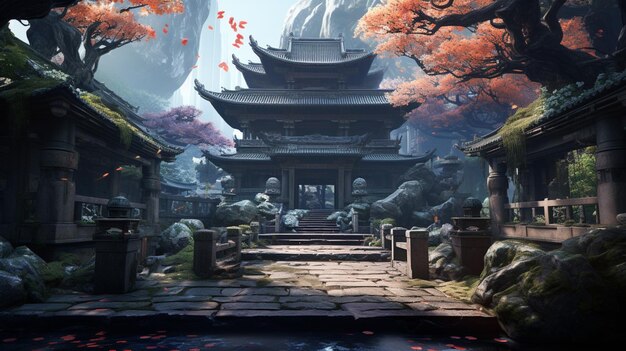 Photo anime game background