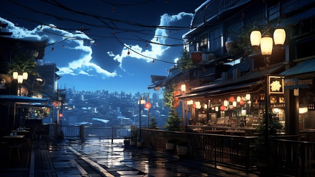 Foto sfondo del gioco anime