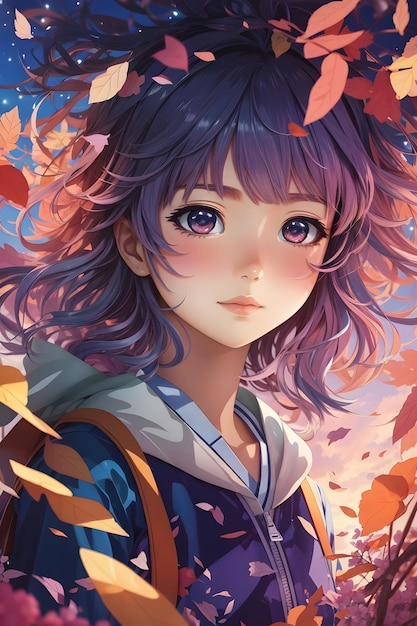 Anime Girl Anime Wallpaper Fantasy Anime Girl Cartoon Anime Girl Beautiful Anime Girl Cute Anime AI Generative