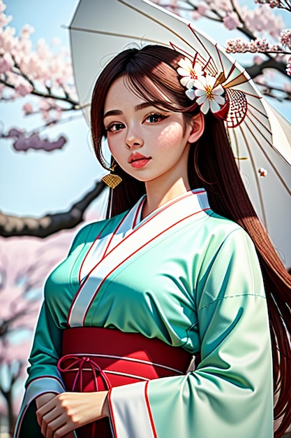 Anime girl characters cute kawaii illustrations beauties japanese girl wallpaper background