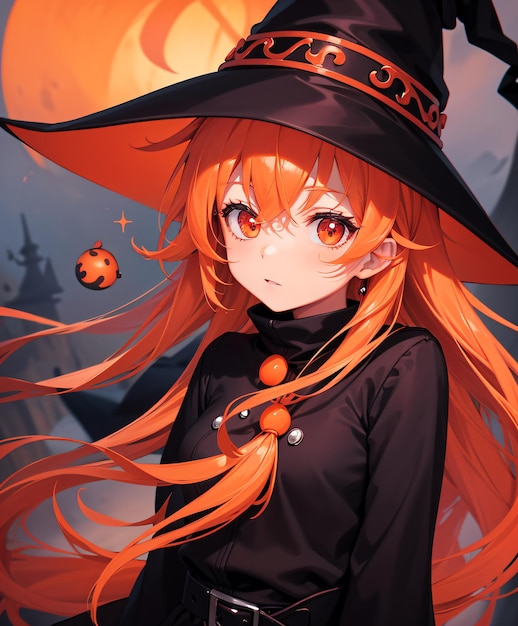 Anime girl halloween