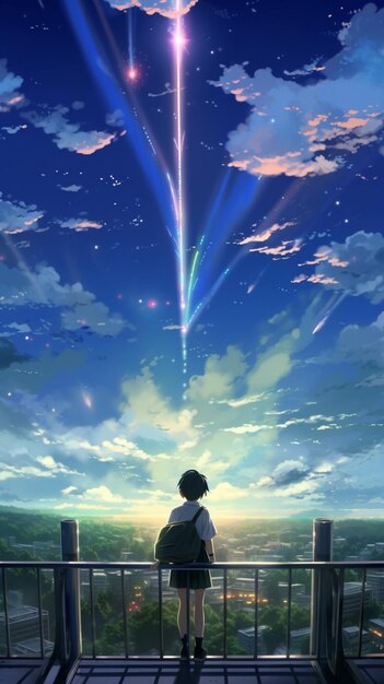 Your name, anime, stars, HD phone wallpaper