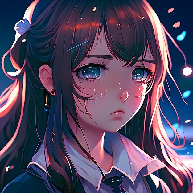 Anime Girl Sad