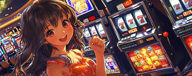 anime-girl-with-fist-front-slot-machine_