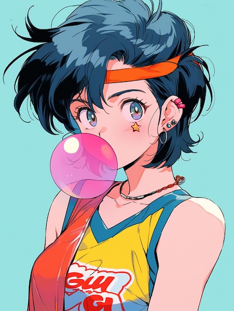 Anime bubble gum 