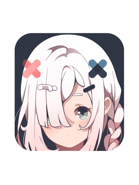 Anime girl with pink hair - Discord Pfp