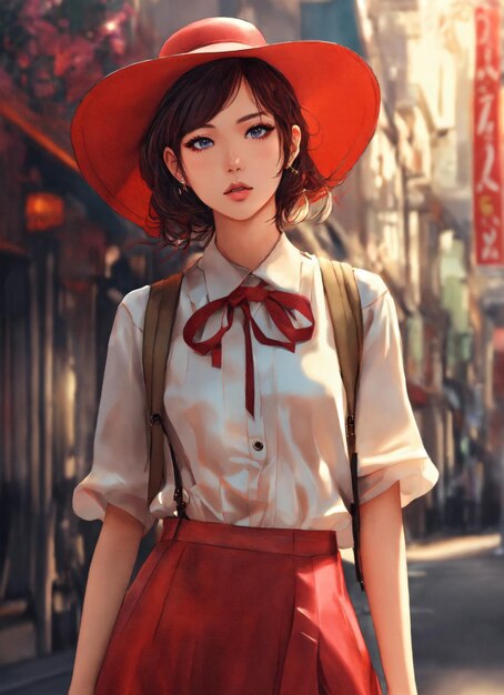 Anime Girls Illustration