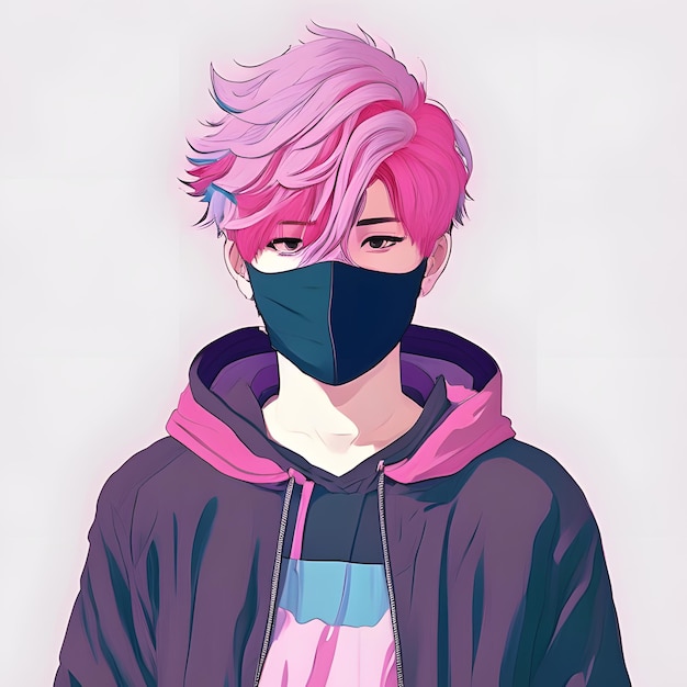 Foto avatar maschile dell'anime