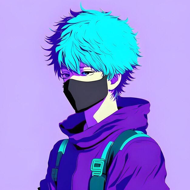 Photo anime male avatar