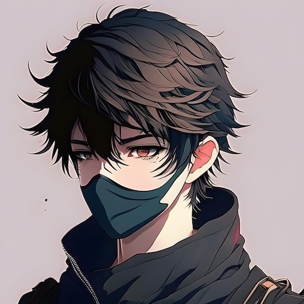 Premium AI Image | anime male avatar