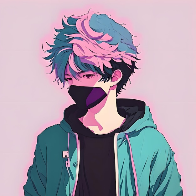 Anime male avatar