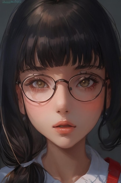 Anime meisje portret