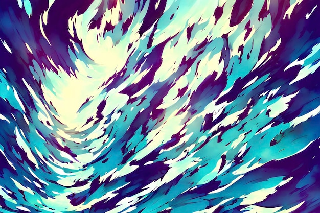 Anime nature abstract art background image