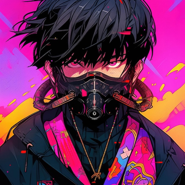 Anime samurai cyberpunk