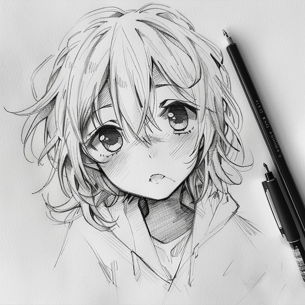 Anime Sketch behang