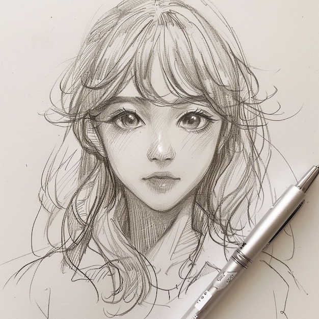 Anime Sketch behang