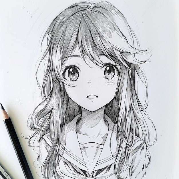 Anime Sketch behang