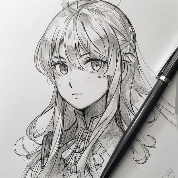 Photo anime sketch wallpaper