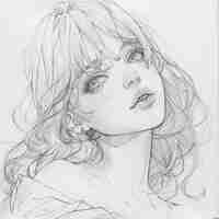 Photo anime sketch wallpaper