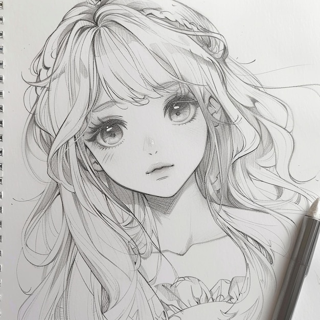 Anime Sketch Wallpaper