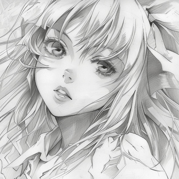 Photo anime sketch wallpaper