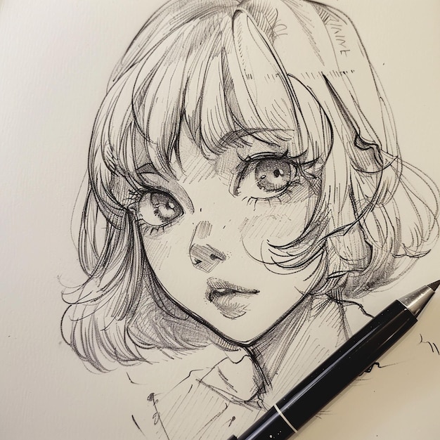 Photo anime sketch wallpaper