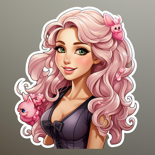 Anime Style Barbie stickers