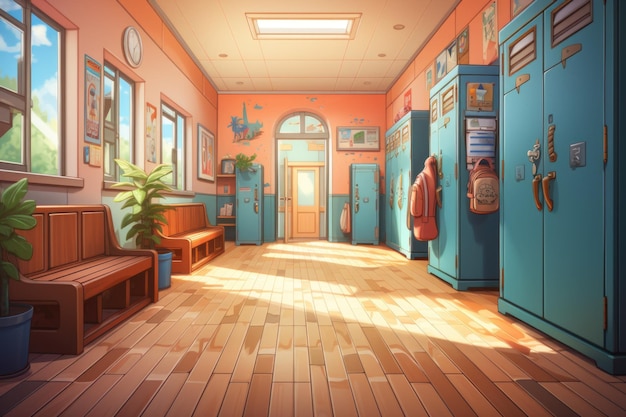 Anime style interior - Finished Projects - Blender Artists Community