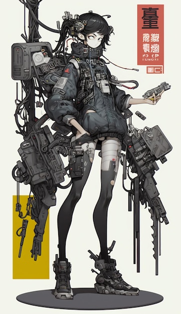 Lexica  Robot girl anime