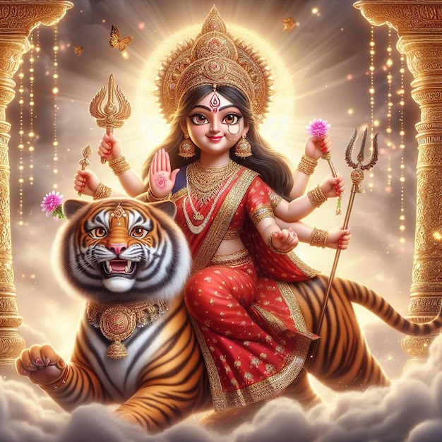 Anime style mata durga