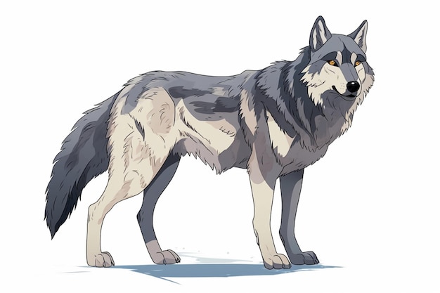 Anime Wolf Png - Brown Female Anime Wolves, Transparent Png - kindpng