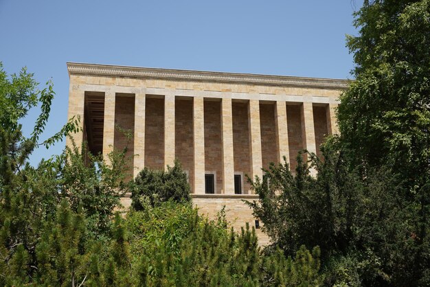 Anitkabir mausoleum of Mustafa Kemal Ataturk in Ankara Turkiye