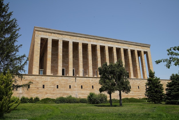 Anitkabir mausoleum of Mustafa Kemal Ataturk in Ankara Turkiye