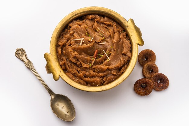 Photo anjeer ka halwa or fig sheera or halva