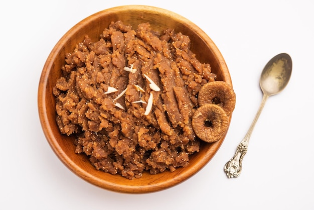 Anjeer ka halwa of vijgen sheera of halva