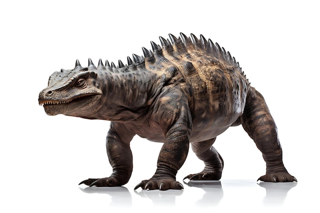 Photo anklosaurus real photo hd picture white background