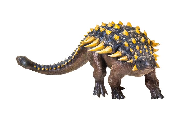ankylosaurus 공룡 고립 된 배경
